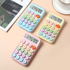 Colorful Battery Power Calculator 10 Digit Mechanical Keyboard Plastic Calculator Desktop Scientific Calculator