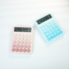 12 Digits Gradient Color Calculator Battery Powered Plastic Calculator Scientific Desktop Calculator