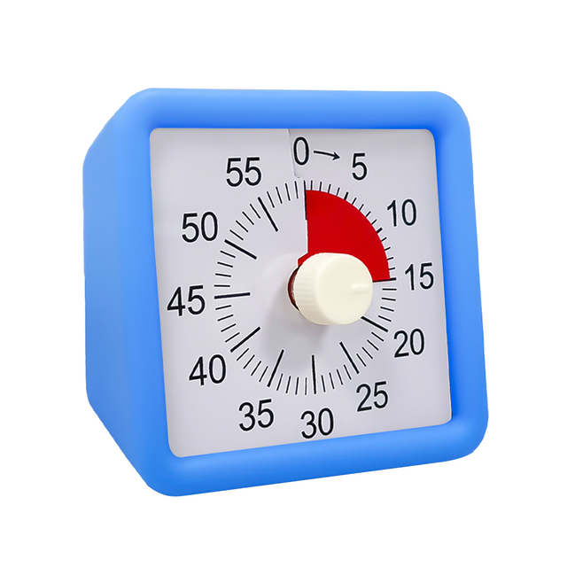 Time Management Countdown Pomodoro Timer Productivity Google Visual Study Timer for Kids Silicone Rubber Kitchen Desk Timer