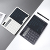 Modern 12 Digit Multi Functional Calculator with Notepad Dual Power Solar Calculator with Writing Board