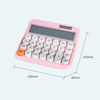 12 Digit Dual Power Calculator Large Screen Solar Power Cute Colorful Buttons Calculator Desktop Plastic Scientific Calculator