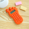 Learning Supplies Maze Toys Foot Shape Calculator Children's Electronic Calculator 8 Digit Battery Powered Desktop Calculator