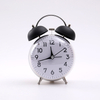 Dual Bell Striking Table Desk Clock Silent Sweep Alarm Clock Twin Bell Alarm Clock with Light
