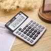 12 Digits Dual Power Calculator Battery Or Solar Power Calculator Office Supplies Large Screen Scientific Desktop Calculator