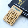 12 Digit Bamboo Dual Power Calculator Big Keys Desktop Calculator Battery Or Solar Power Scientific Calculator 