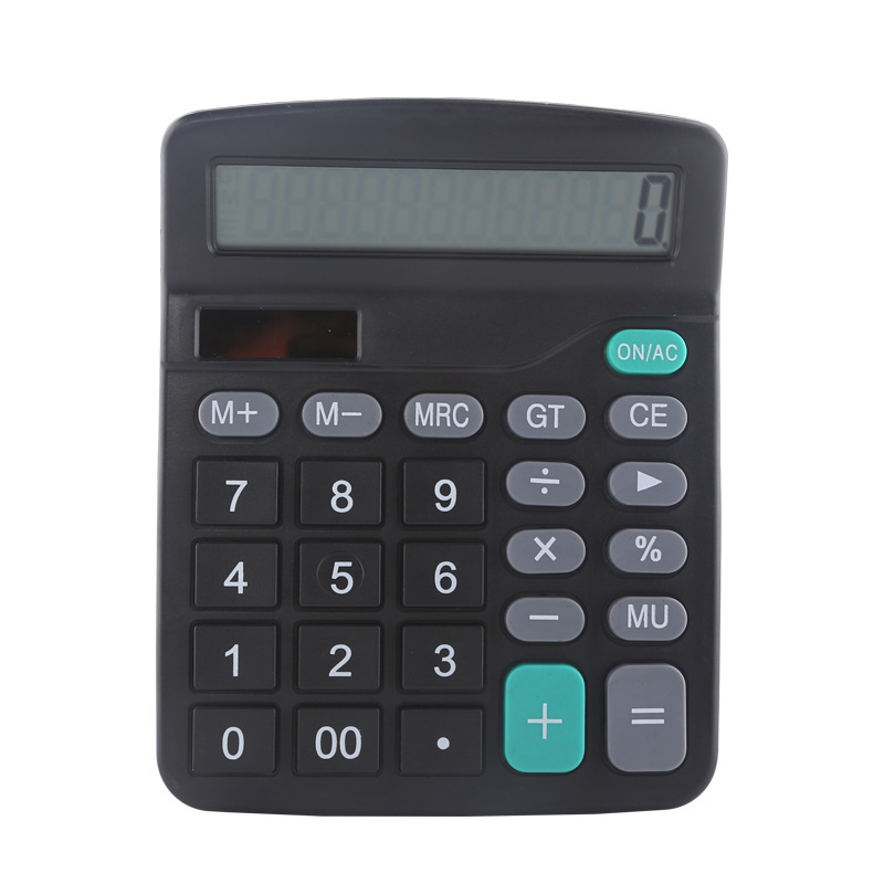 Large Screen Solar Power Scientific Calculator 12 Digit Dual Power Calculator
