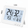 Backlit Indoor Large Screen Household Digital Thermometer Hygrometer Digital Desk Alarm Clock Calendar 