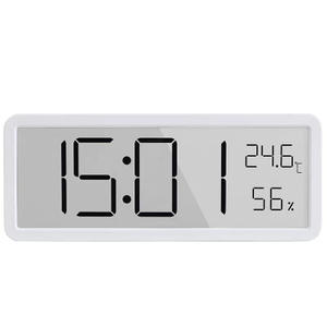  Large Screen Digital Desk Table Alarm Clock Display Date Temperature Humidity