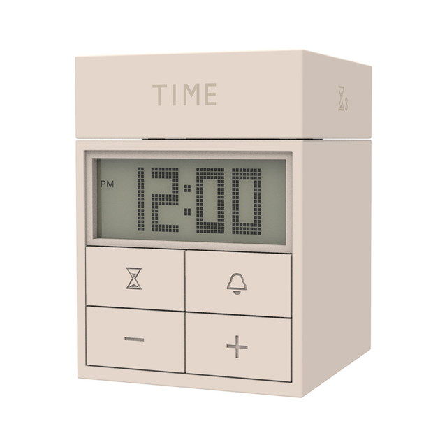 LCD Countdown Rotate Timer Digital Kitchen Timer Pomodoro Study Timer for Kids Digital Desk Alarm Clock