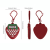 8 Digit Mini Strawberry Calculator Learning Supplies Keychain Electronic Calculator Battery Powered Scientific Calculator