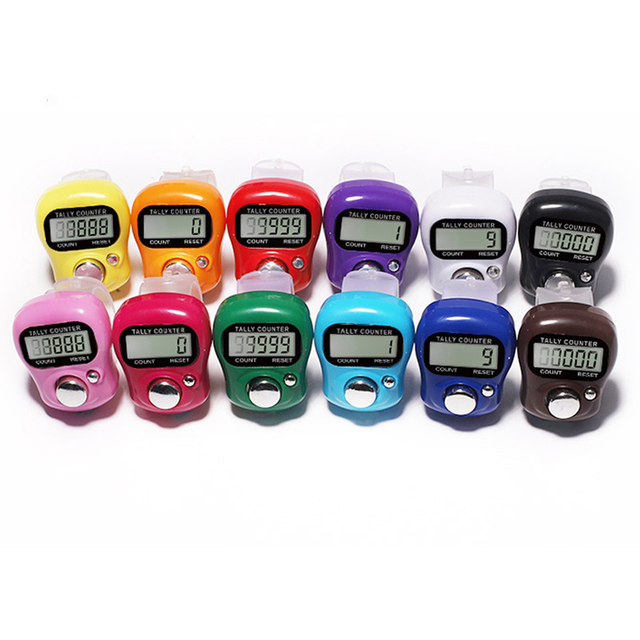 Adjustable Ring Tasbeeh Counter Muslim Digital Tasbih Tally Counter Golf Sport Hand Tasbih Finger Counter 
