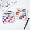 Learning Office Supplies Cute Colorful Key Calculator Dual Power Plastic Scientific Calculator 12 Digit Desktop Solar Calculator