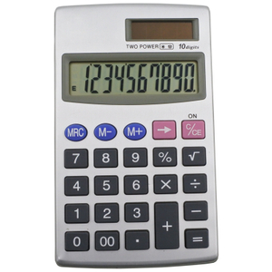 10 Digits Aluminum Alloy Calculator Solar Power Calculator Dual Power Scientific Calculator