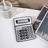12 Digit Electronic Plastic Calculator Large Screen Desktop Calculator Battery Power Scientific Calculator