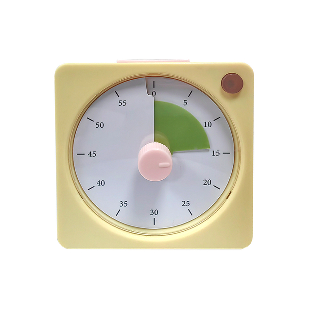 60 Minute Productivity Countdown Desk Timer Magnetic Kitchen Timer with Light Visual Pomodoro Study Timer for Kids