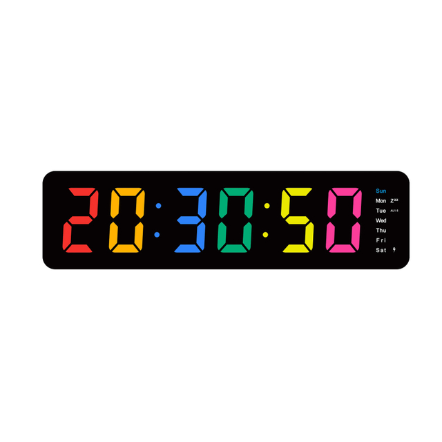 Smart Digital Table Clock Multifunctional Digital Desk Alarm Clock Reloj De Pared LED Digital Wall Clock