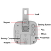 Mini Digital Refrigerator Magnet Thermometer Household Kitchen Freezer Cold Cabinet Thermometer with Alarm