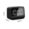 Digital Desk Alarm Clock Multi-functional Bedside Clock with Sound System Digital Table Clock