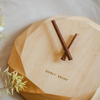 Beech wood Raw wood color Wooden wall clock for home decor Silent clock