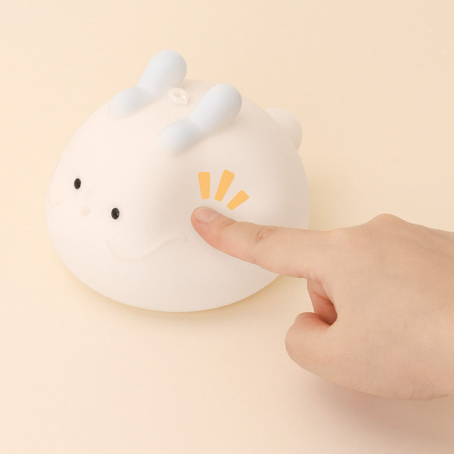 Baby Dragon Lamp Bedroom Bedside Table Sleep Lamp Desk Decor LED Silicone Night Lamp Touch Sensor Hanging Night Light