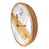 Customized Fashion Home Decor Clocks Round Slient Hanging Wooden Clock Movement Quartz Wall Clock