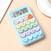 Colorful Battery Power Calculator 10 Digit Mechanical Keyboard Plastic Calculator Desktop Scientific Calculator