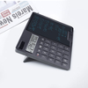 Modern 12 Digit Multi Functional Calculator with Notepad Dual Power Solar Calculator with Writing Board