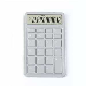 12 Digit Portable Calculator Learning Office Supplies Battery Power Plastic Calculator Scientific Desktop Calculator