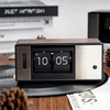 Modern Page Turning Desk Clock for Office School Home Auto Flip Mechanical Clock with Light LED Table Flip Clock