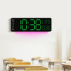 Multifunction Digital Alarm Clock Display Temperature Week Calendar Reloj De Pared LED Wall Clock with Night Light