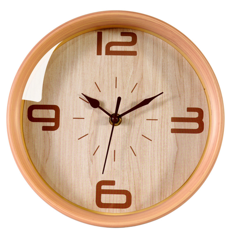 Details of 9 Inch Custom Wooden Silent Wall Clock