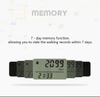 3D Mini Electronic Pedometer Pedometer Digital Step Counter Multifunction Running Pedometer Tasbeeh Counter