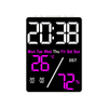 Multifunction LED Alarm Clock Display Temperature Humidness Digital Table Desk Clock
