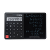 12 Digit Voice Music Calculator with Writing Board Battery Powered Electronic Desktop Calculator with Notepad