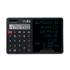 Modern 12 Digit Battery Or Solar Power Calculator with Notepad Dual Power Desktop Calculator with Writing Board