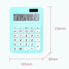 12 Digit Silicone Rubber Buttons Calculator Battery Or Solar Power Plastic Scientific Calculator Desktop Dual Power Calculator