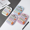 Large Screen Cute Colorful Buttons Calculator 10 Digit Dual Power Scientific Calculator Solar Plastic Desktop Calculator