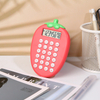 Large Screen Strawberry Scientific Calculator 8 Digit Dual Power Electronic Calculator Solar Power Desktop Calculator