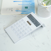 Minimalist Dual Power Plastic Calculator 10 Digit Crystal Button Calculator Battery Or Solar Power Scientific Desktop Calculator