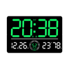 LED Large Display Week Calendar Temperature Digital Alarm Wall Clock with Timer