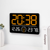 LED Large Display Week Calendar Temperature Digital Alarm Wall Clock with Timer