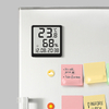 Magnetic Digital Table Desk Alarm Clock LCD Wall Clock Display Temperature Humidness 