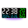  LED Wall Clock Display Temperature Week Calendar Digital Table Alarm Clock Desk Alarm Clock 