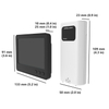 Wireless Thermometer Indoo Outdoor Temperature Humidity Meter Temperature Humidity Weather Monitor