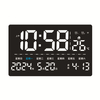 Large Screen LED Digital Desk Table Clock Display Temperature Week Calendar Wall Clock 