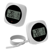 Mini Digital Refrigerator Magnet Thermometer Household Kitchen Freezer Cold Cabinet Thermometer with Alarm