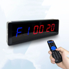 Remote Control LED Digital Clock Special Electronic Wall Clock for Competition 1.8 Inch 6-digit LED Fitness Timer