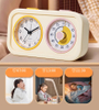 Productivity Desk Timer Countdown Google Timer Visual Pomodoro Study Timer for Kids Desk Table Alarm Clock 