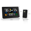 Indoor Outdoor Temperature Humidity Forecast Weather Station Large Screen Digital Table Desk Clock Smart Weather Clock