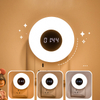 Remote-controlled Night Light with Timer Function Plug-in Digital Wall Clock for Bedroom